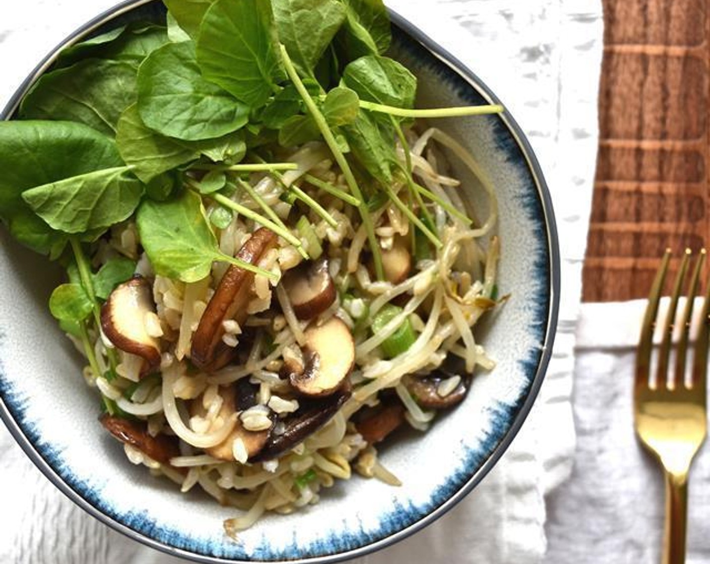 Mushroom Rice Bowl Recipe SideChef