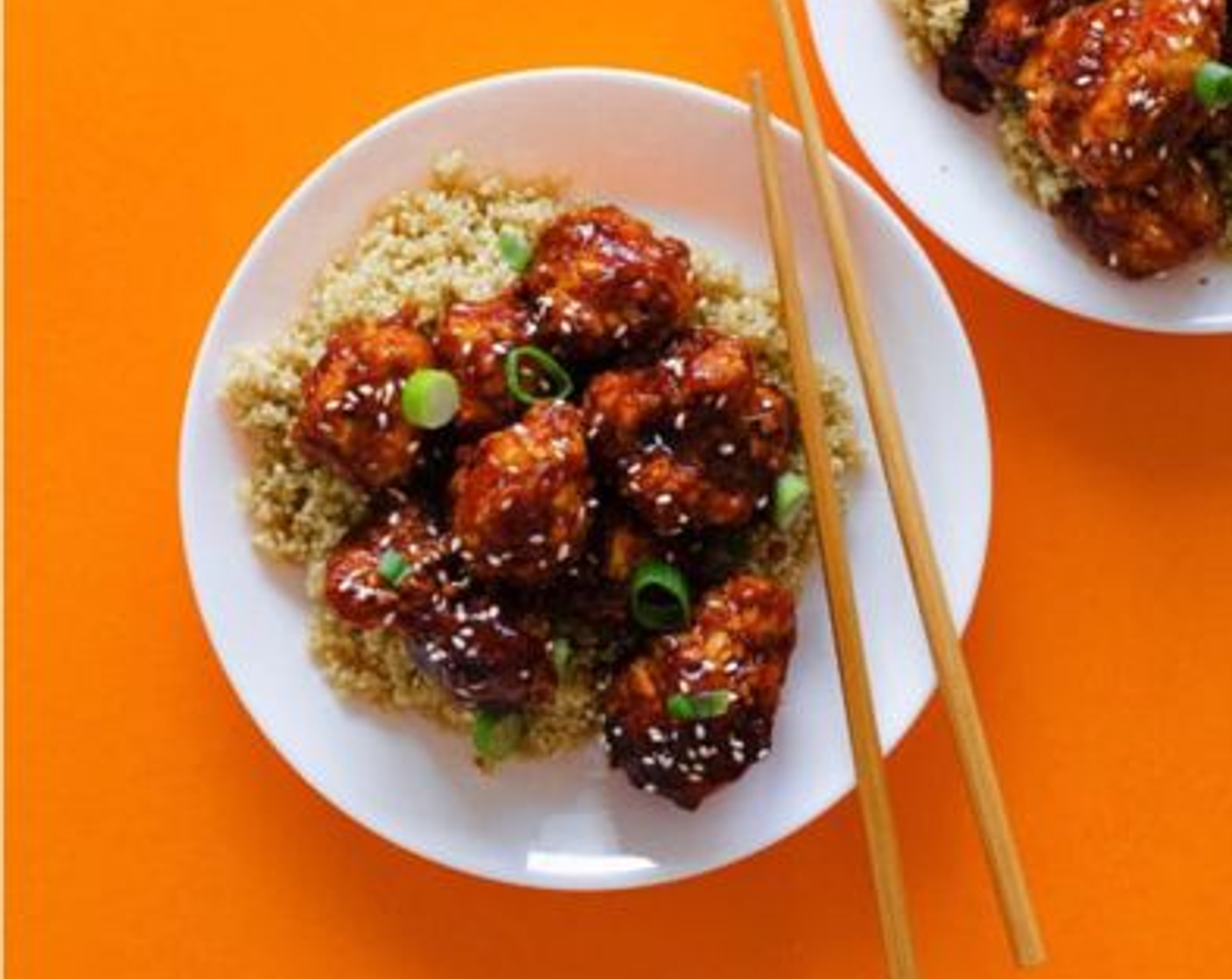 Baked General Tso's Cauliflower