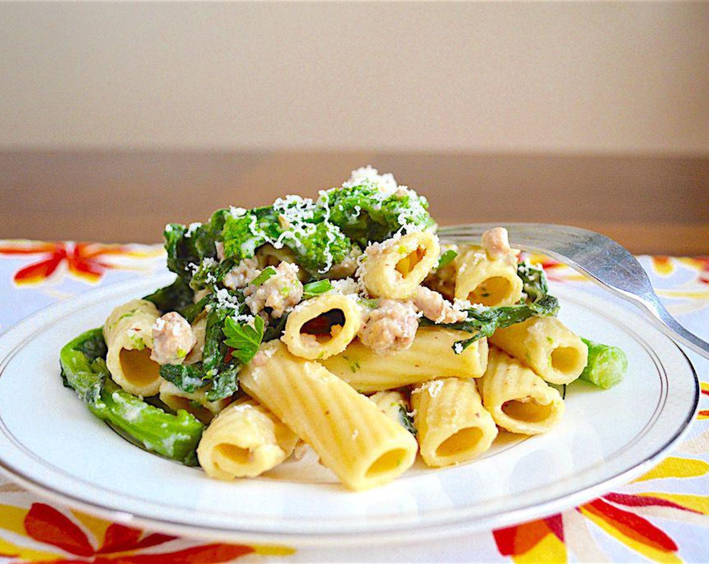 Spicy Sausage and Broccoli Rabe Rigatoni