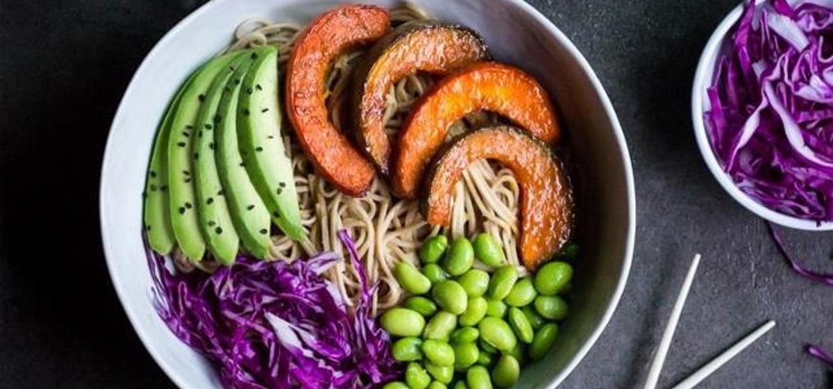 Miso Roasted Kabocha Soba Bowls Recipe | SideChef