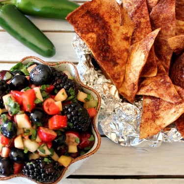 Berry Salsa and Cinnamon Chips Recipe | SideChef