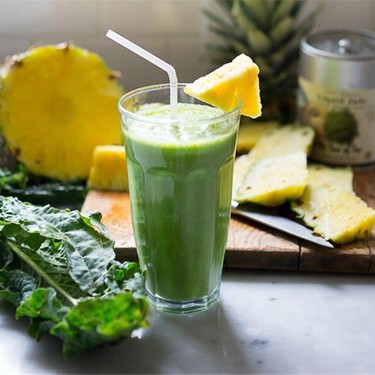 Matcha Green Tea and Pineapple Smoothie Recipe | SideChef