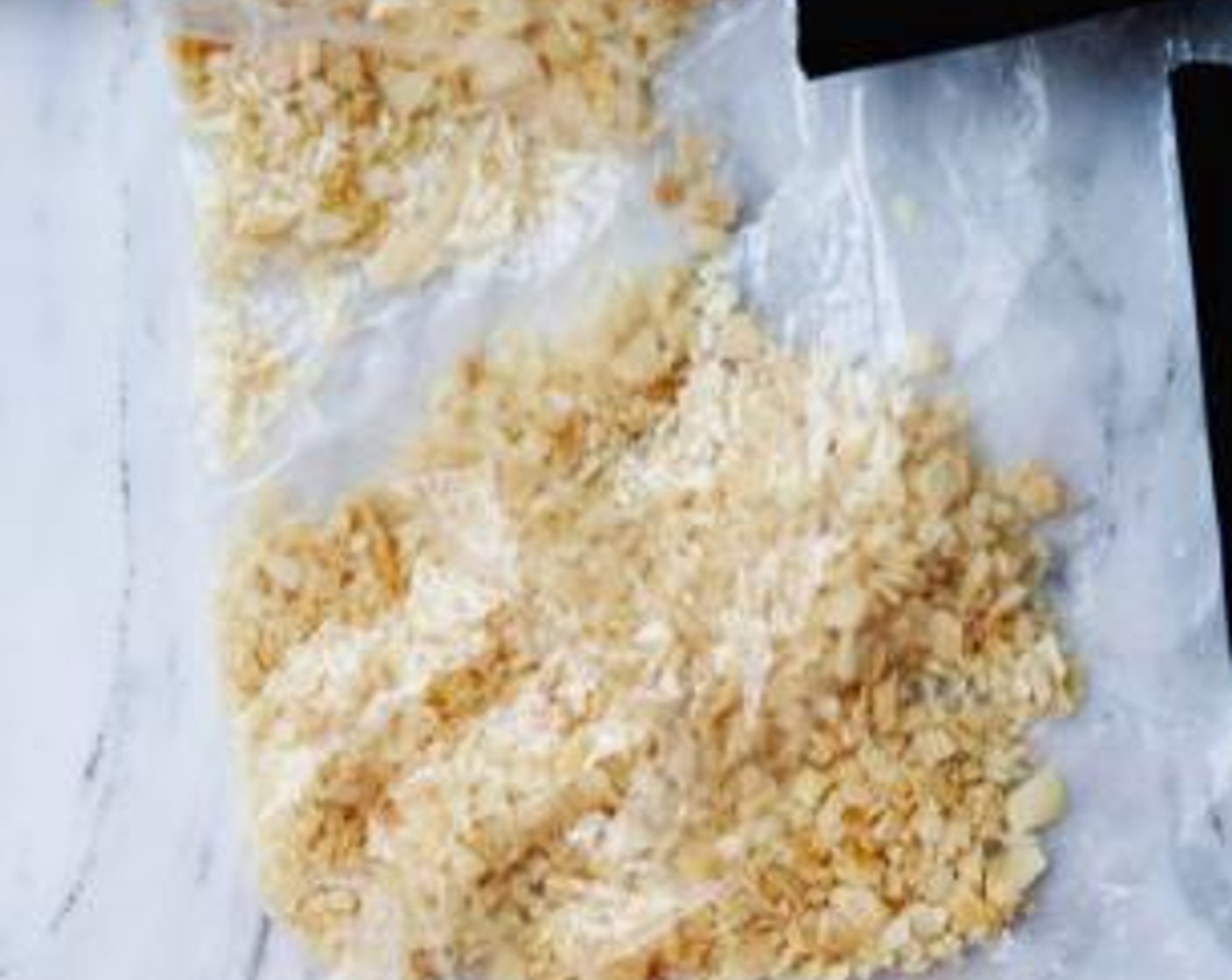step 2 In a ziplock bag crash some Coconut Chips (to taste).