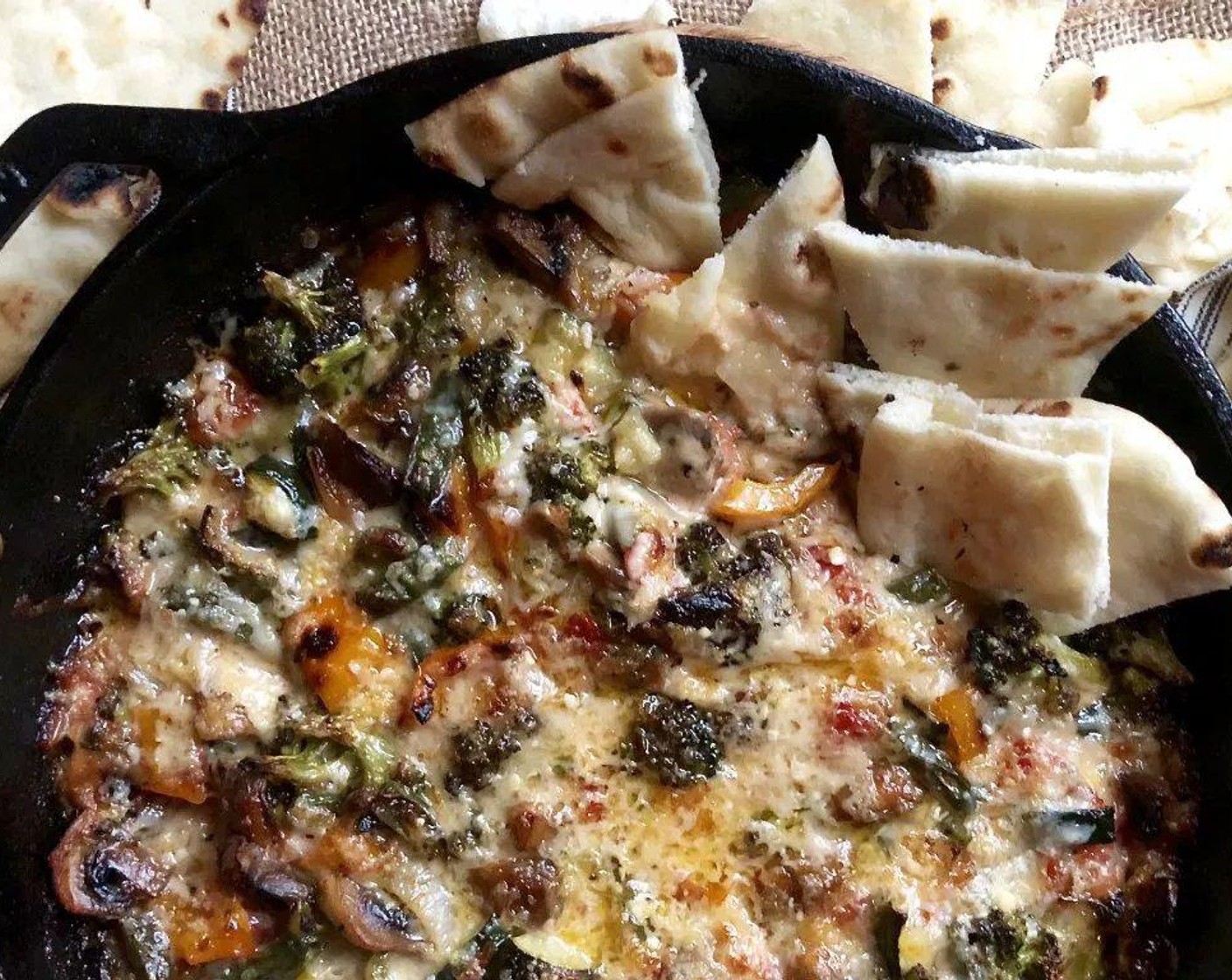 Cheesy Roasted Ratatouille Dip