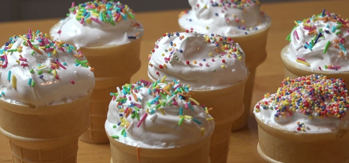 Marshmallow Ice Cream Cones Recipe SideChef