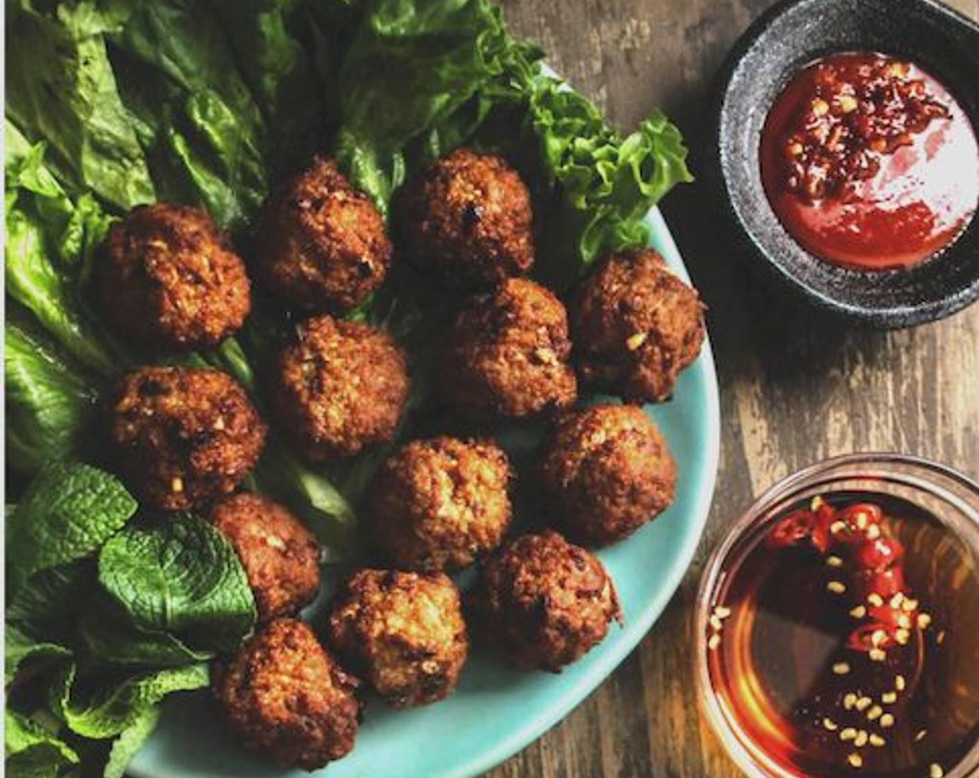 Lemongrass Pork Meatballs (Larb Style)