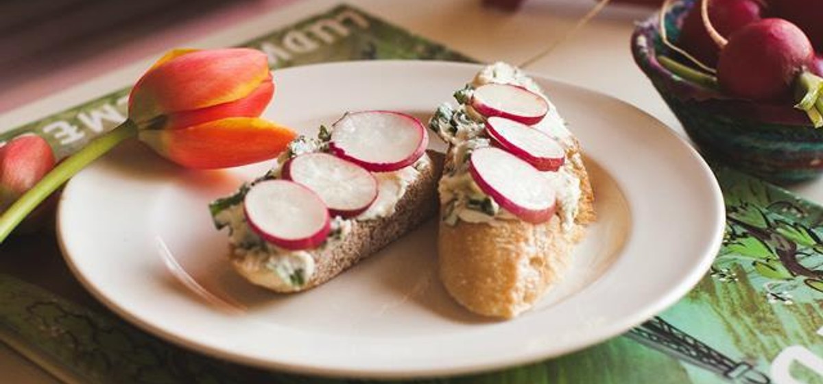 French Radish and Butter Toastet Recipe SideChef