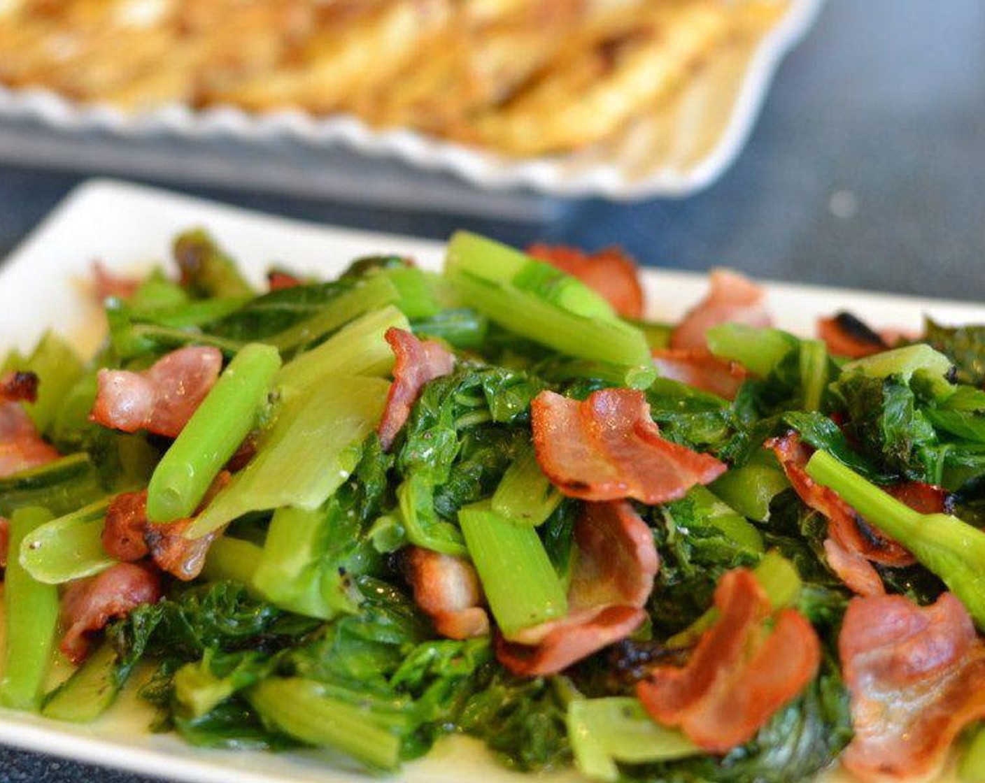 Bacon with Chinese Vegetables