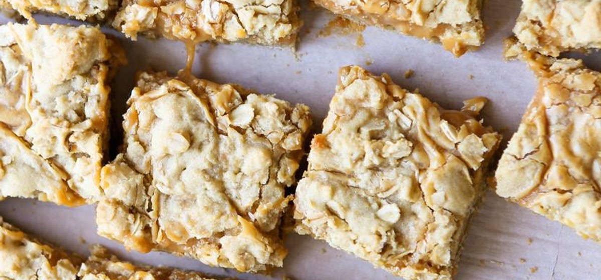 Salted Caramel Oatmeal Bars Recipe SideChef