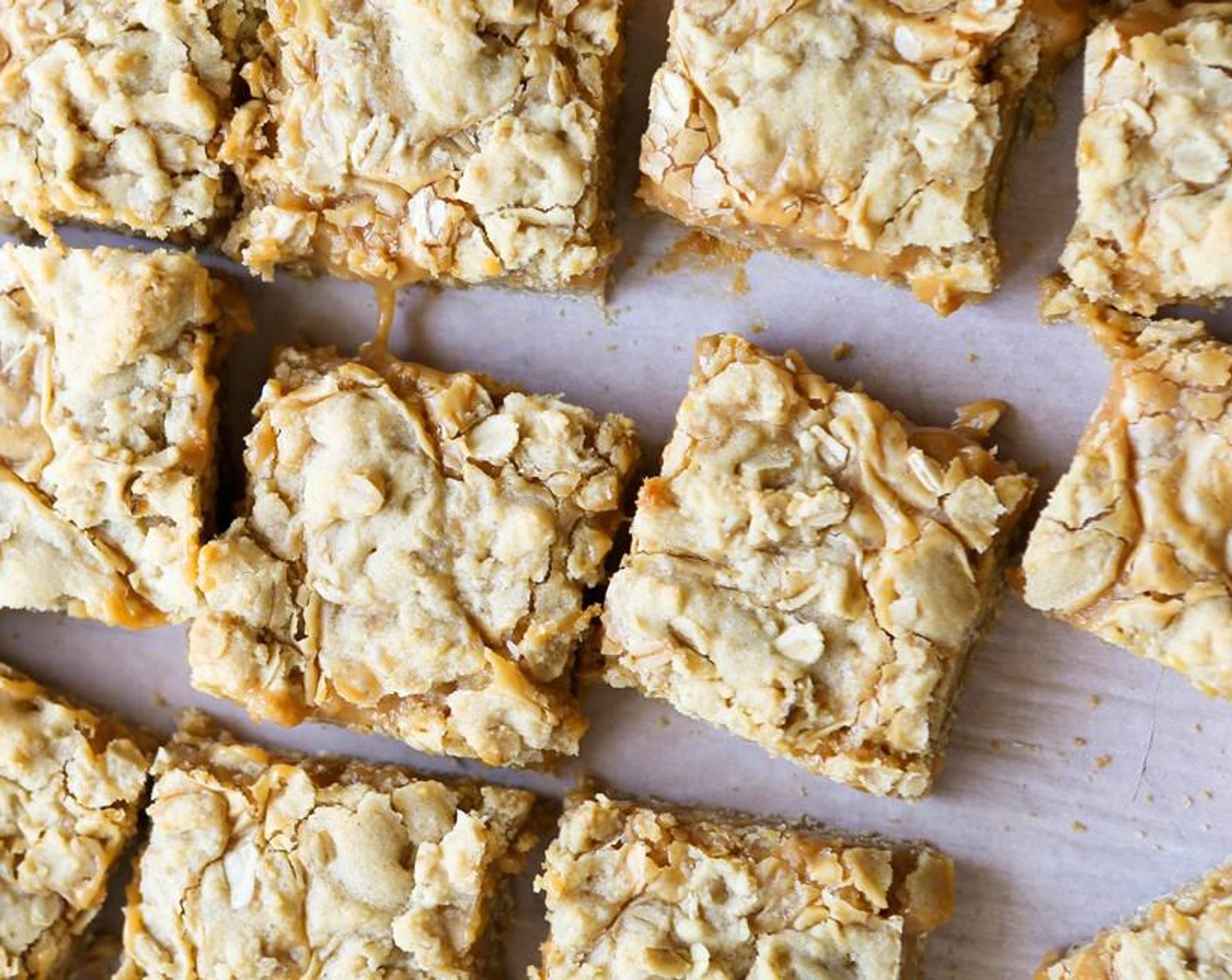 Salted Caramel Oatmeal Bars