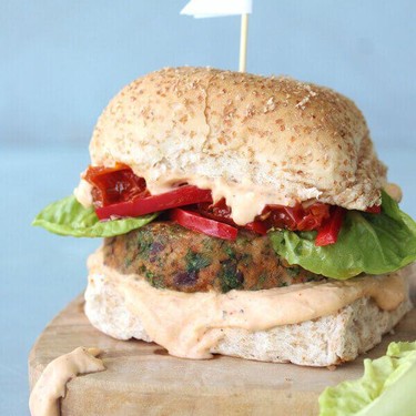 Ultimate Chickpea Kale Bean Burgers Recipe | SideChef