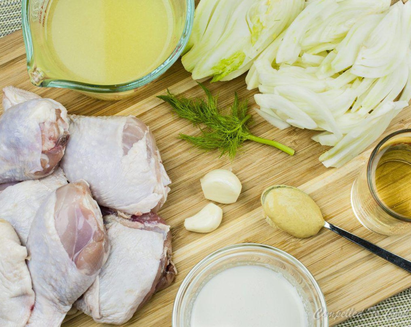 step 2 Season Bone-in, Skin-on Chicken Thighs and Drumsticks (8 pieces) with Salt (to taste) and Ground Black Pepper (to taste).