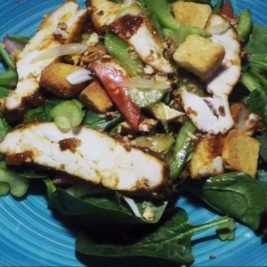 Asian American BBQ Chicken Salad Recipe | SideChef