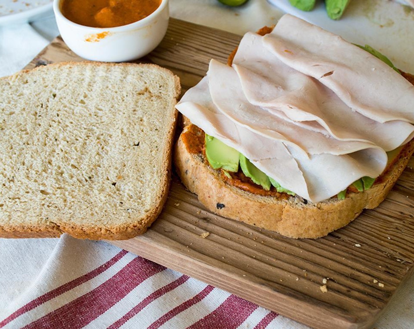 step 4 Top each sandwich with the second piece of bread. Lightly spray outer sides of bread with Coconut Oil Cooking Spray (as needed).