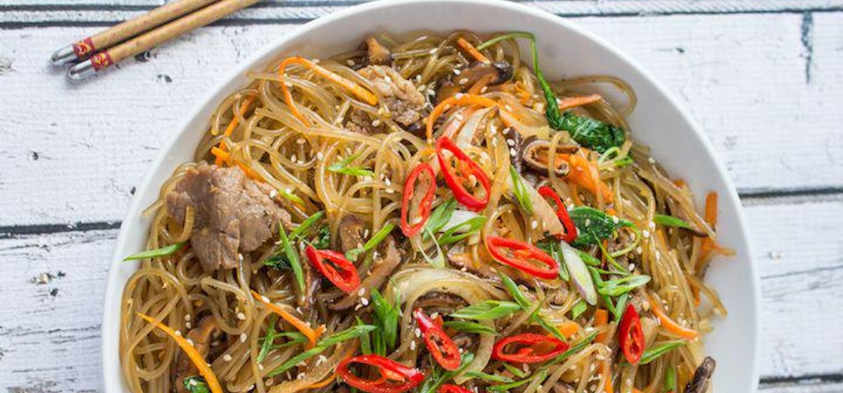 Japchae (Korean Stir-Fried Glass Noodles) Recipe | SideChef
