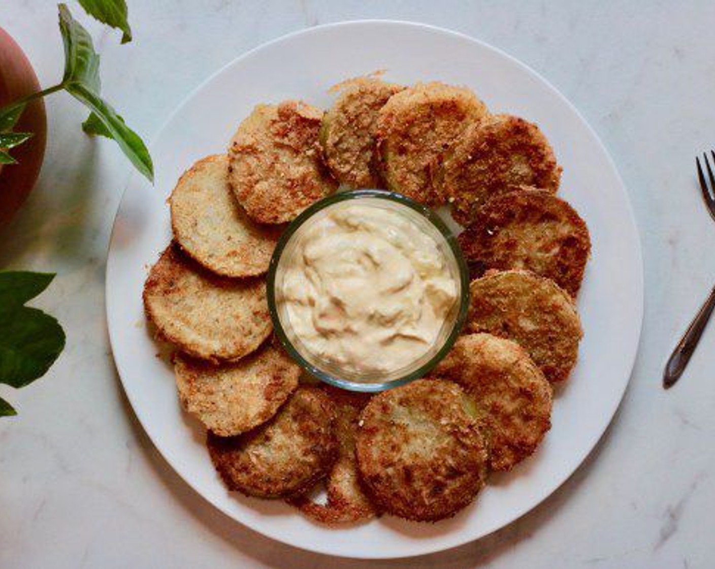 Fried Green Tomatoes with Special Sauce