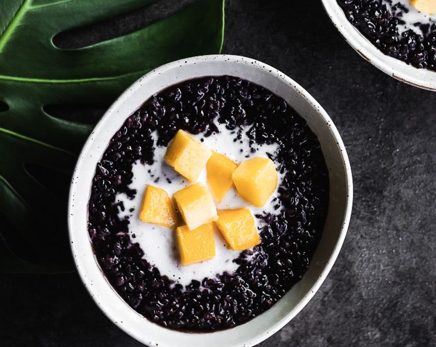 Black Rice with Mango and Coconut Cream