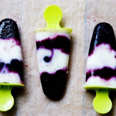 Blueberry and Yogurt Popsicles Recipe | SideChef