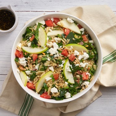 Orzo Salad with Apple and Spinach Recipe | SideChef