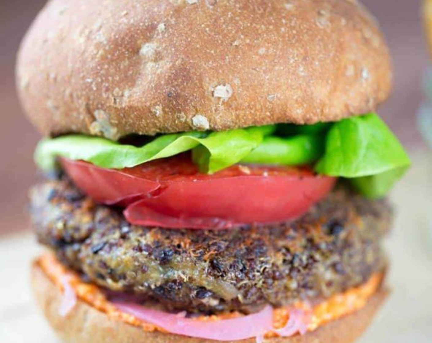 Black Bean Quinoa Burger