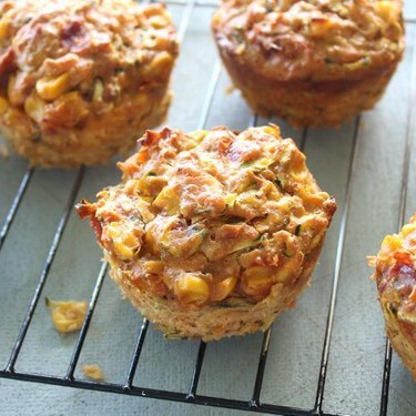 Easy Savory Corn Zucchini Muffins Recipe | SideChef