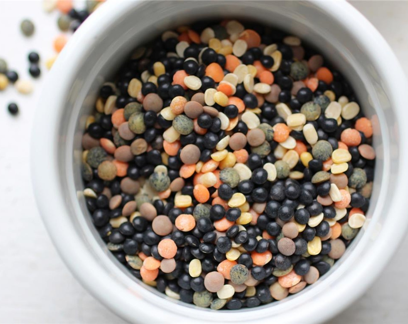 step 1 Start by cooking the Lentils (1/4 cup) and Quinoa (1/2 cup). Add each to a separate pot with their water. Add the Walnut (1/4 cup) to the lentils. Bring to a boil, then turn down heat to simmer and cover for 10-15 minutes or until the water is absorbed. Set aside.