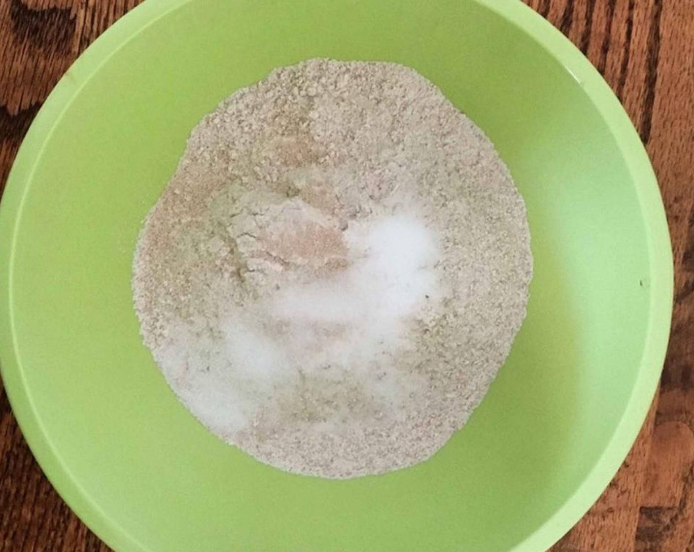 step 1 For dough, combine Whole Wheat Flour (1 1/2 cups), Granulated Sugar (1 tsp), Salt (1/2 tsp), and Instant Dry Yeast (1/4 tsp).