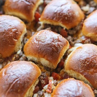 Baked Cheesy Beef Sandwiches Recipe | SideChef