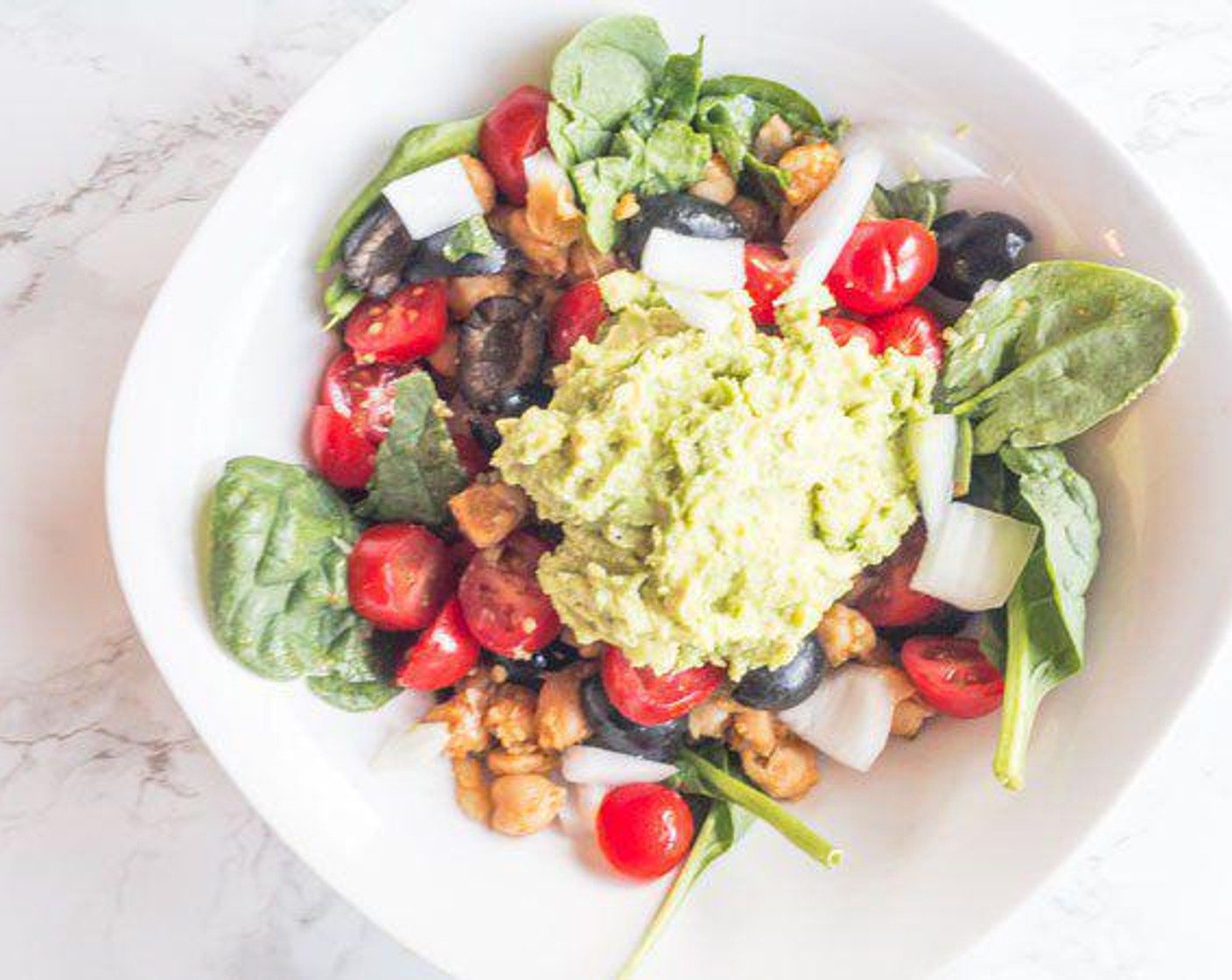 step 4 Top chickpea bowl with avocado and enjoy!