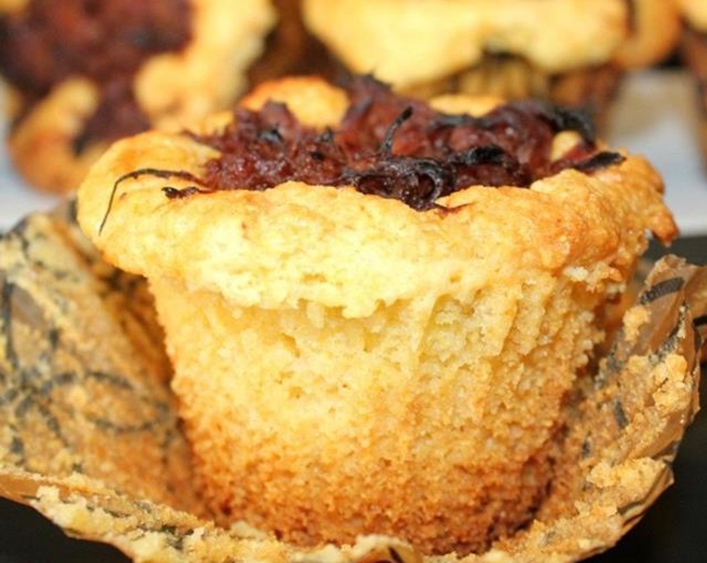 Pulled Pork Cornbread Cupcakes