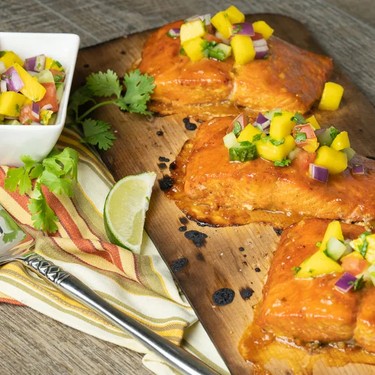 Mango Chipotle Glazed Salmon Recipe | SideChef