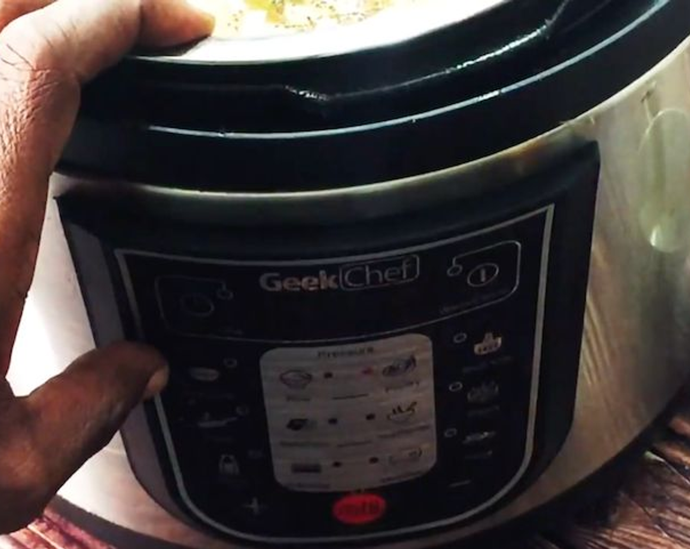 step 4 Set your pressure cooker to the poultry function and set to cook for 25 minutes.