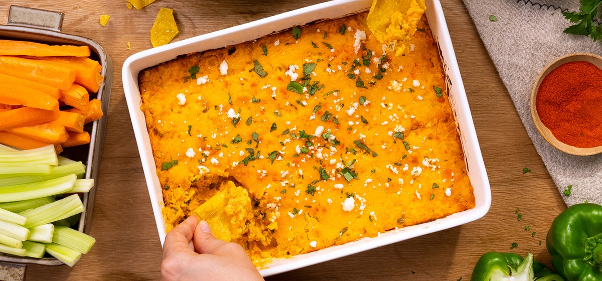 Cheesy Buffalo Corn Dip Recipe SideChef
