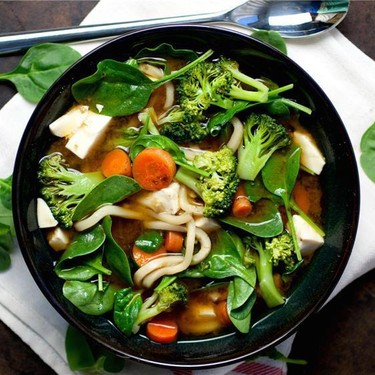 Veggie Miso Udon Soup Recipe | SideChef