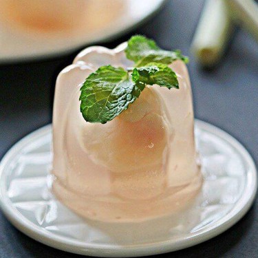 Lemon Grass Lychee Jelly Recipe | SideChef