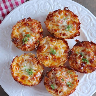 Spaghetti Pie Muffins Recipe | SideChef