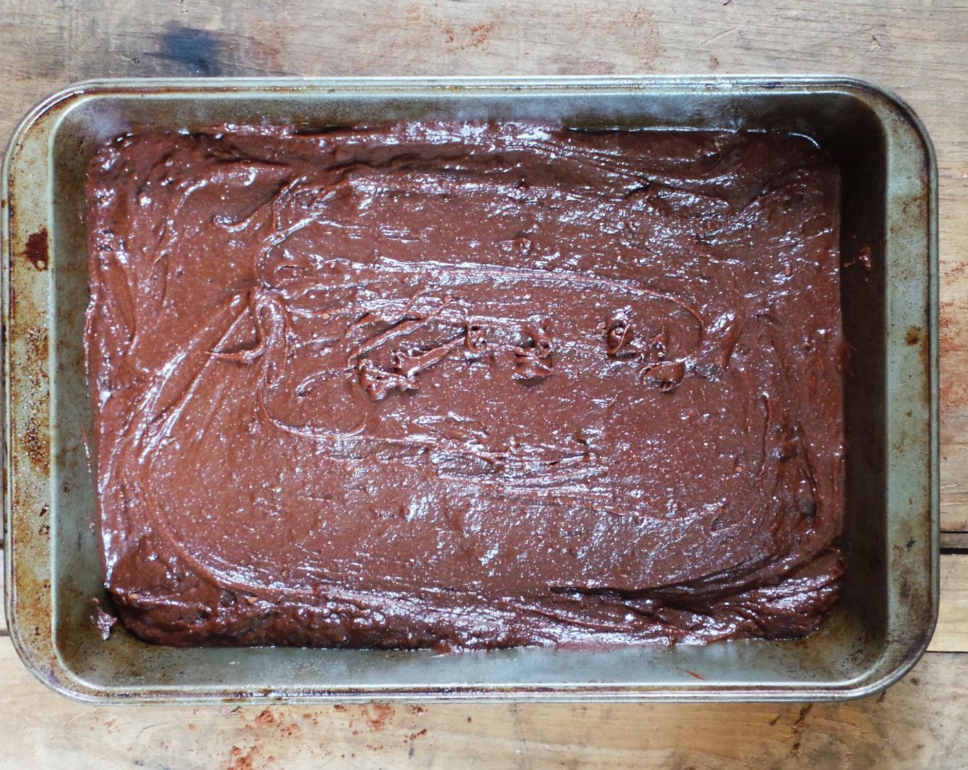 step 7 Pour into the prepared pan and smooth the top. Bake for 45-55 minutes until a toothpick comes out clean.