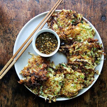 Okonomiyaki Cabbage Pancake Recipe | SideChef
