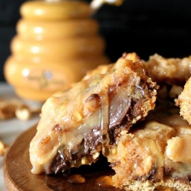 Peanut Butter and Honey Crunch Bars Recipe | SideChef