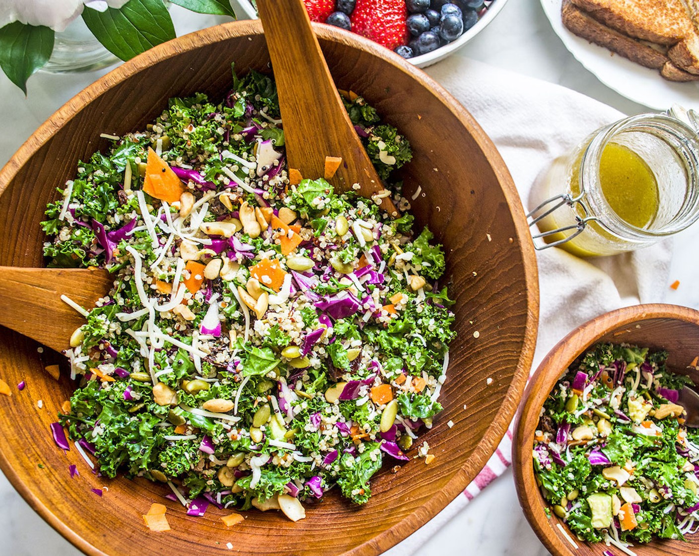 Crunchy Kale and Quinoa Salad Recipe SideChef