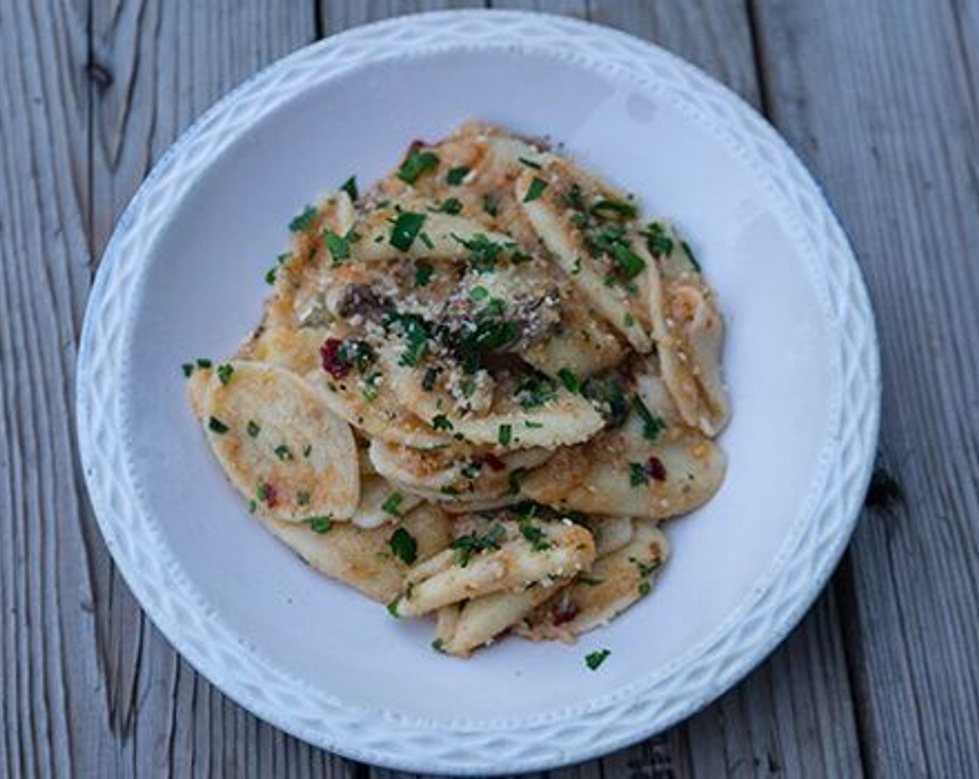 Spicy One Pot Shrimp Pasta