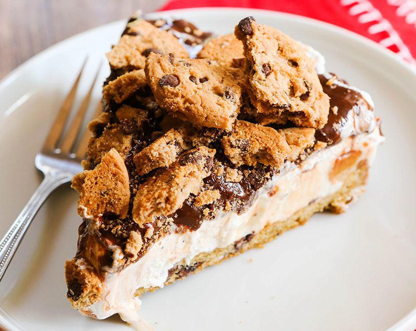 Chocolate Chip Cookie Dough Ice Cream Cake