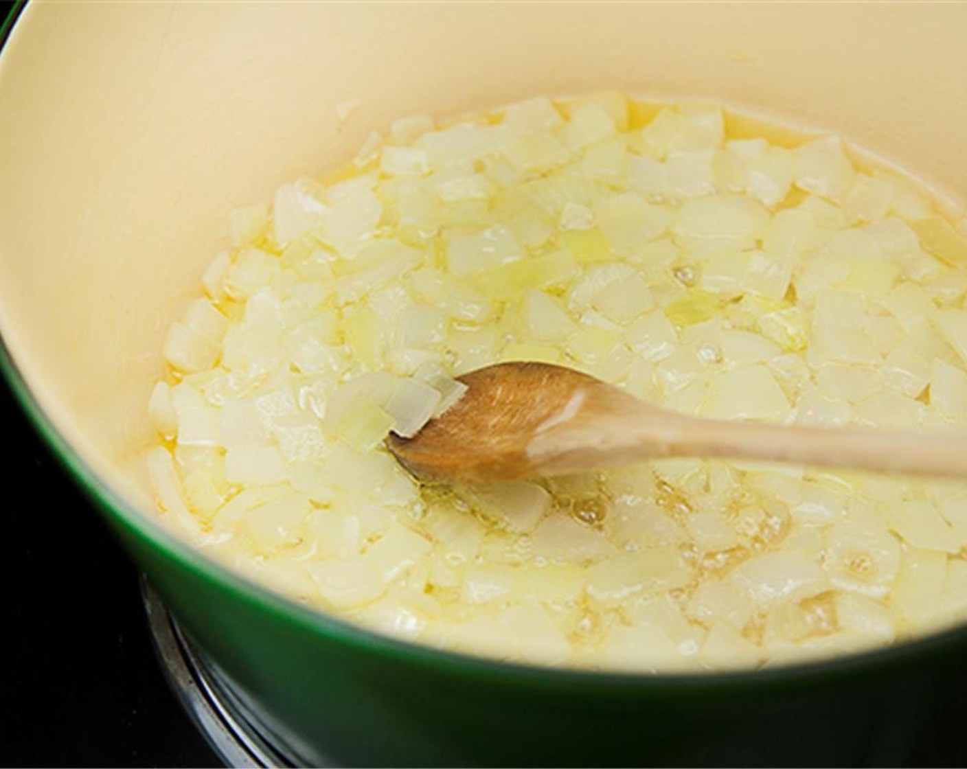 step 2 Add the Onion (1) and cook until tender.