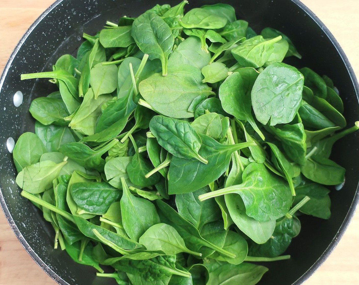step 10 Add Fresh Spinach (1 lb).
