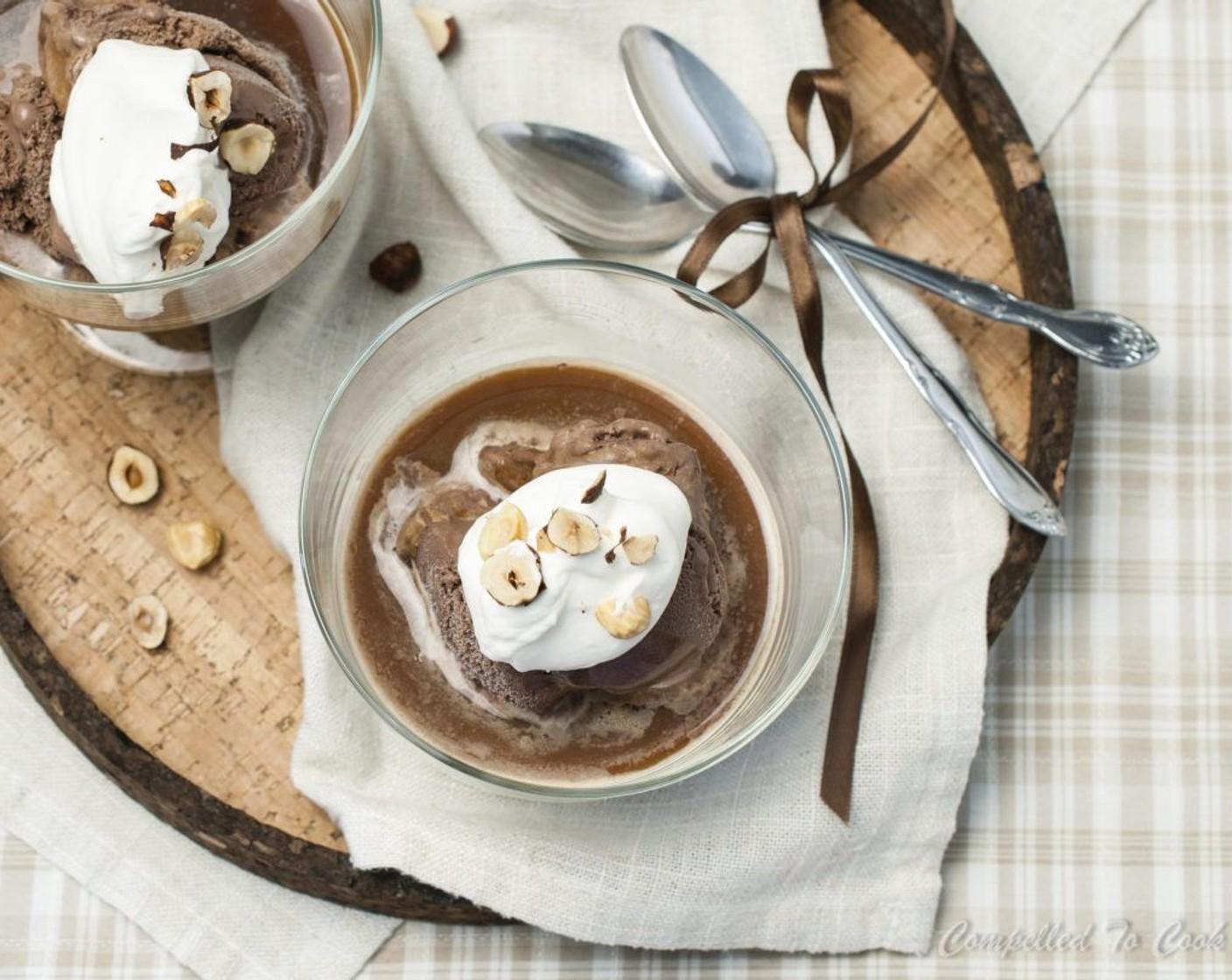 step 7 Top with a dollop of whipped cream and garnish with chopped hazelnuts. Serve immediately.