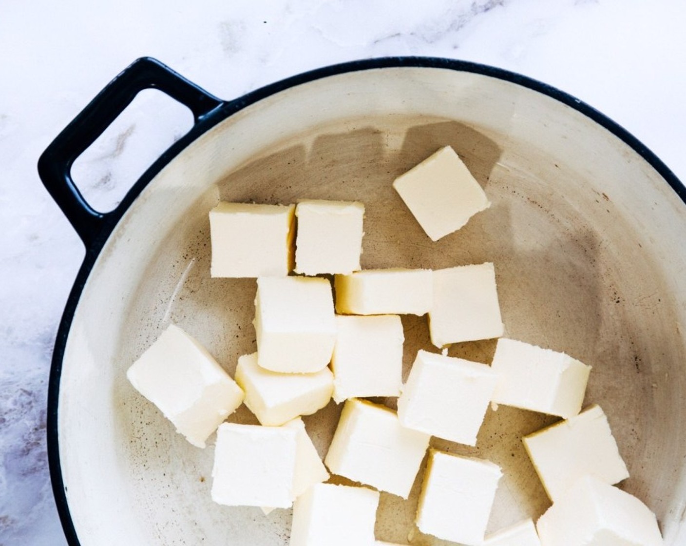 step 1 Start by melting your Unsalted Butter (1 cup) over medium heat. Use a pan with a light-colored bottom so you can keep track of the color while the butter starts to brown.