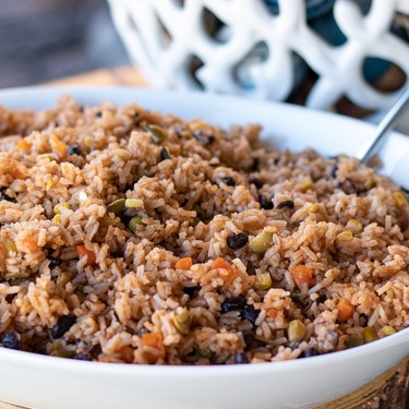 Latin Bean Vegetable Rice Recipe | SideChef