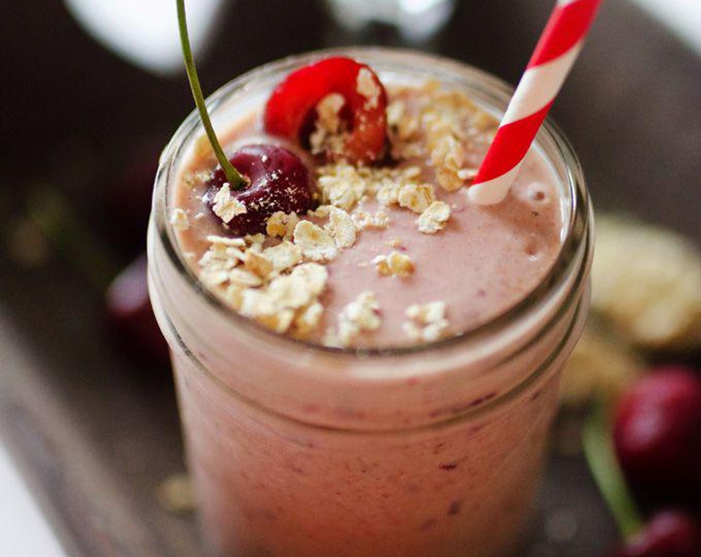 Cherry Oat Smoothie