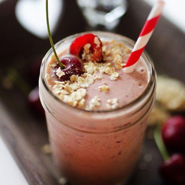 Cherry Oat Smoothie Recipe | SideChef