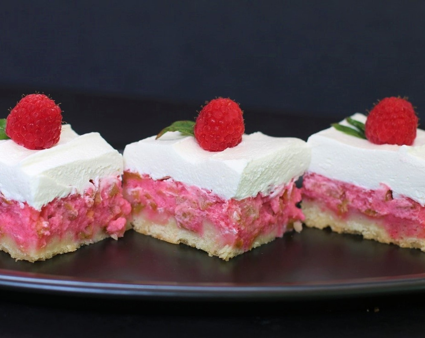 Rhubarb Custard Bars